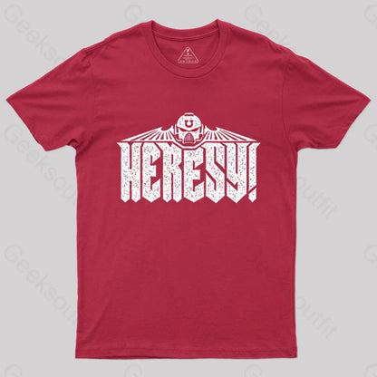 Heresy! T-Shirt Red / S