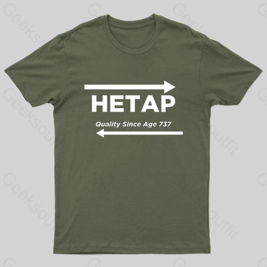 Hetap Nerd T-Shirt Army Green / S