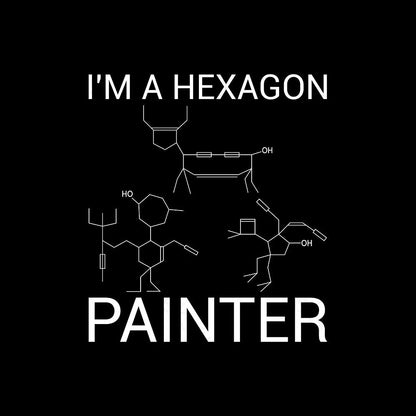 Hexagon Painter Nerd T-Shirt