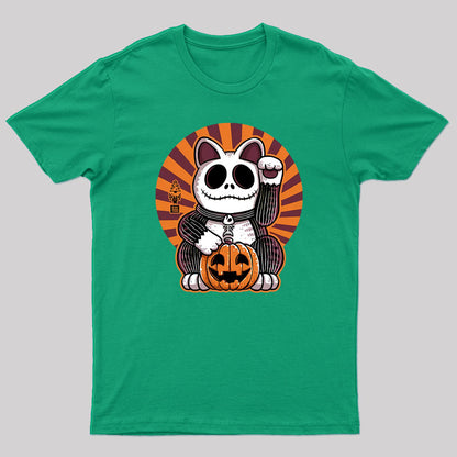 Halloween Neko Nerd T-Shirt