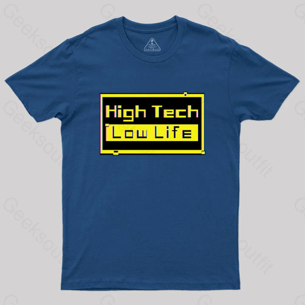 High Tech - Low Life T-Shirt Navy / S