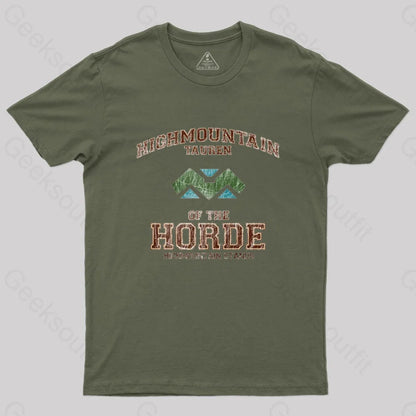 Highmountain T-Shirt Army Green / S