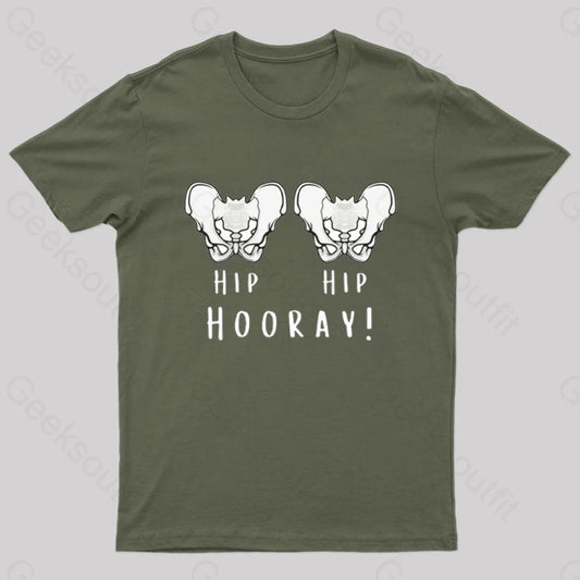 Hip Hooray! Geek T-Shirt Army Green / S