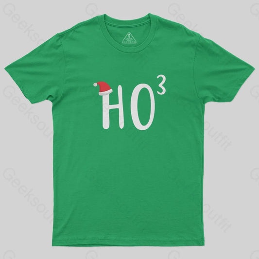 HO to the third power Christmas T-Shirt - Geeksoutfit