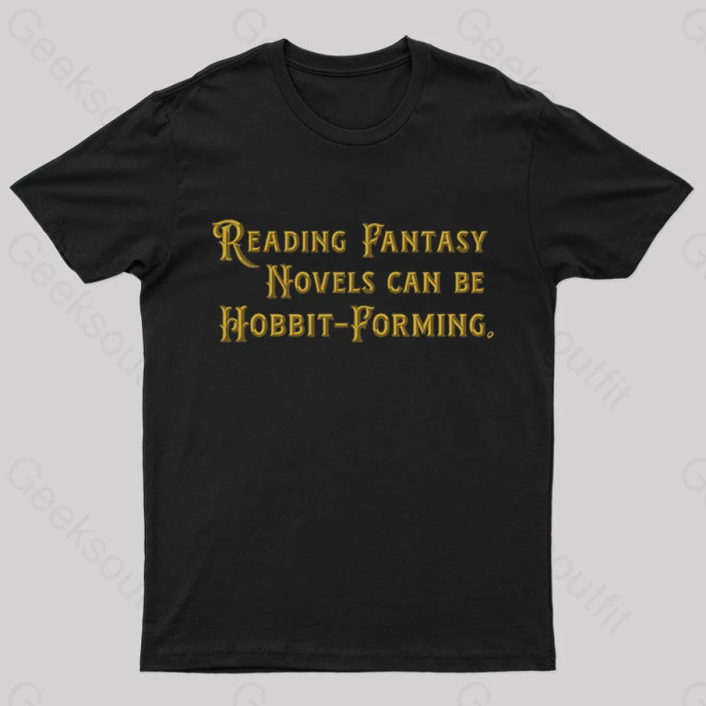 Hobbit Forming Geek T-Shirt Black / S