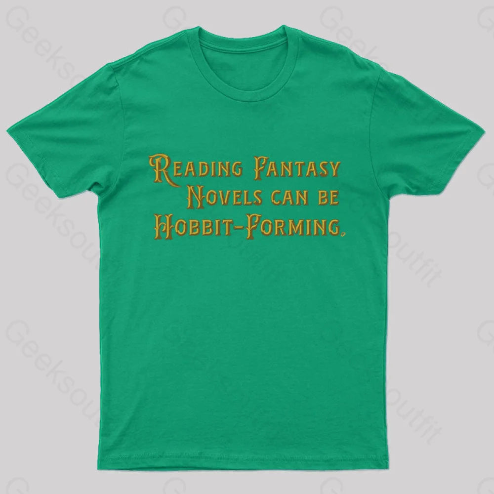 Hobbit Forming Geek T-Shirt Green / S