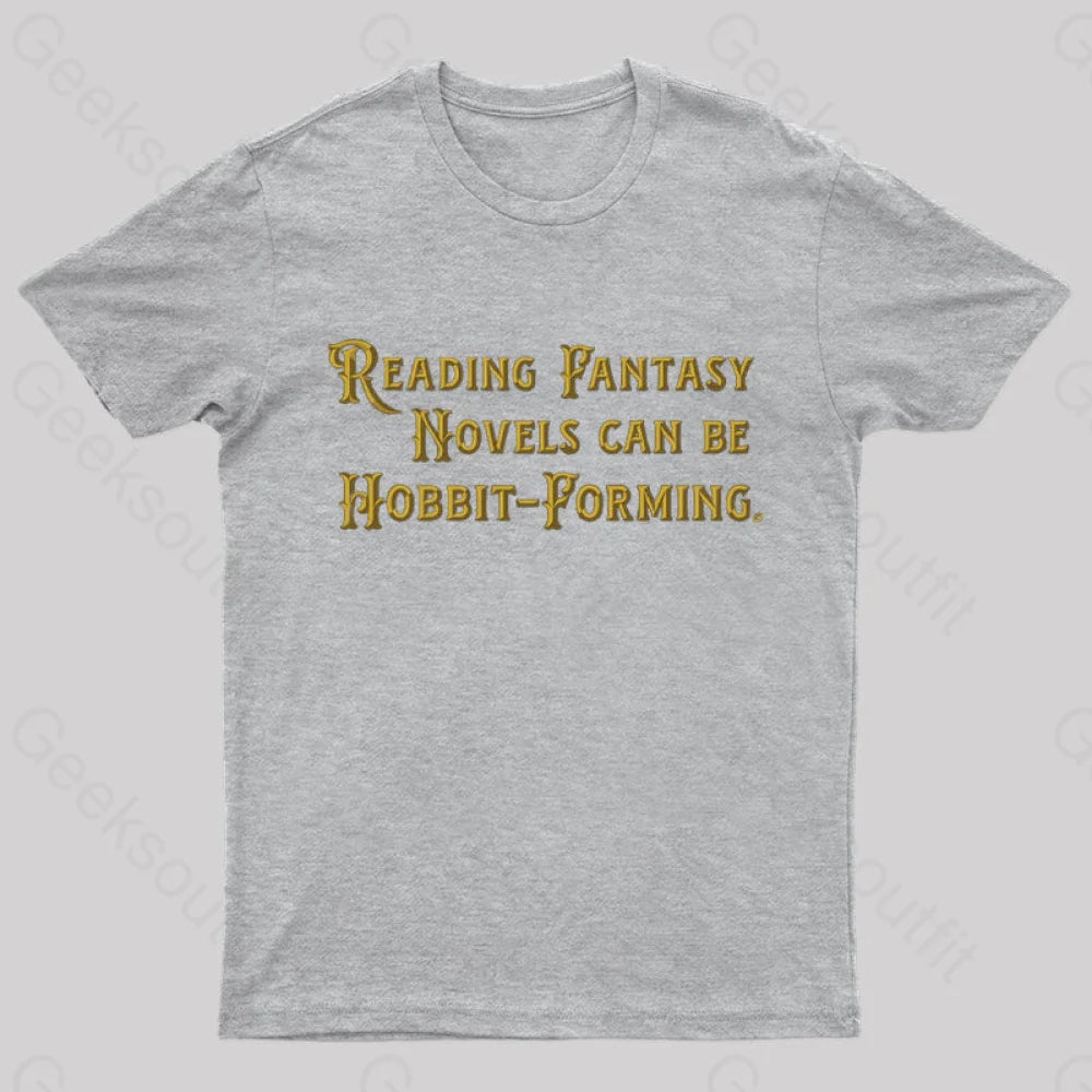 Hobbit Forming Geek T-Shirt Grey / S