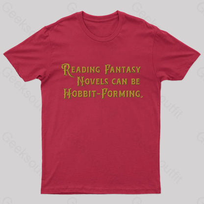 Hobbit Forming Geek T-Shirt Red / S