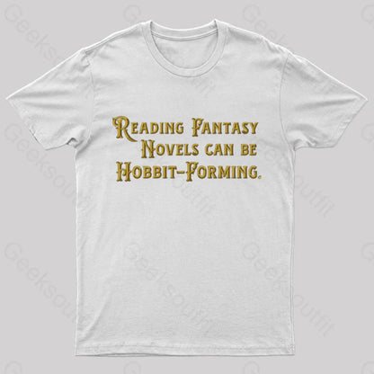 Hobbit Forming Geek T-Shirt White / S