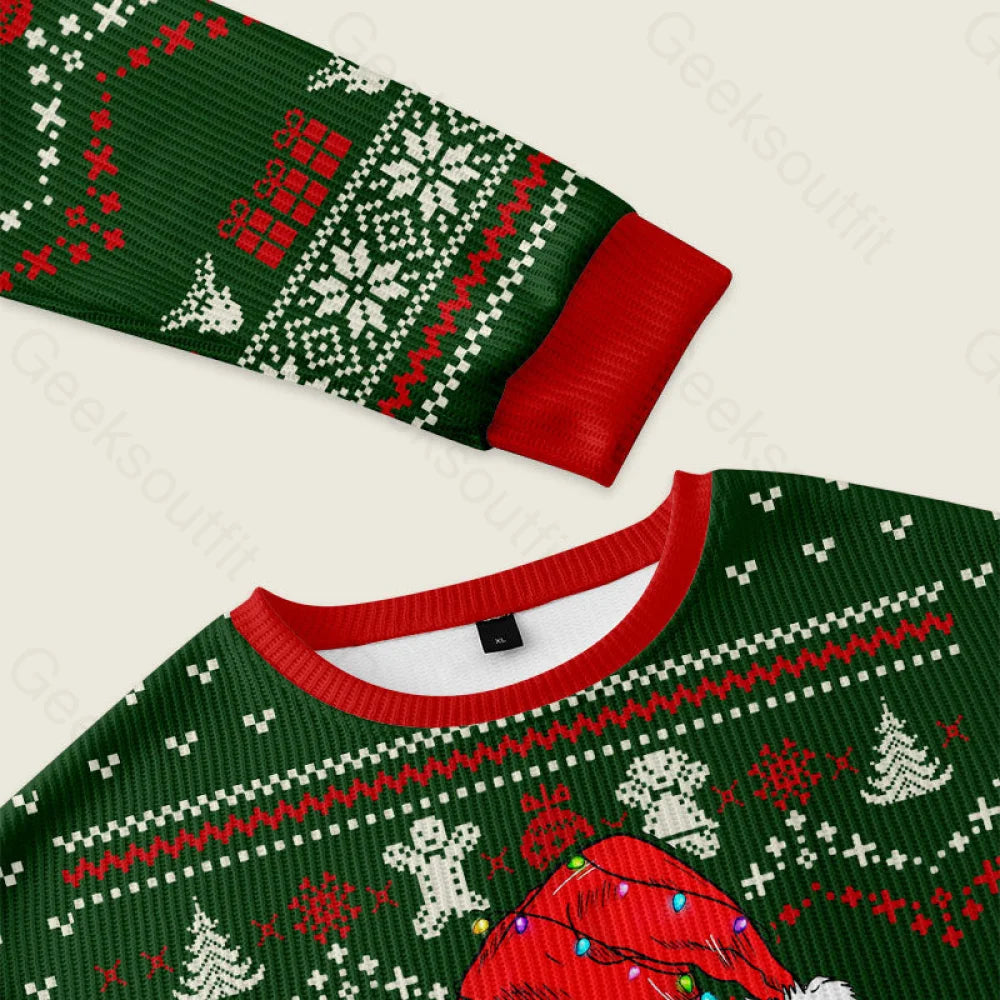 Holiday Cheer By Obligation Green Ugly Christmas Sweater