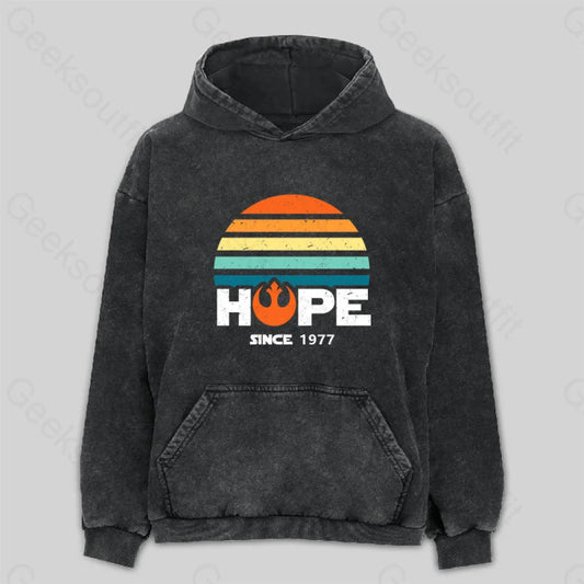 Hope Since 1977 Washed Hoodie M