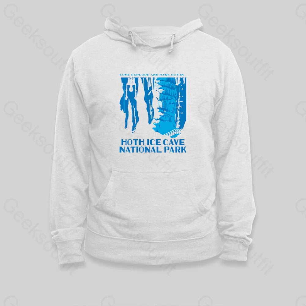 Hoth Ice Cave National Park Hoodie White / S