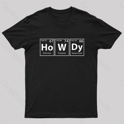 Howdy Geek T-Shirt Black / S