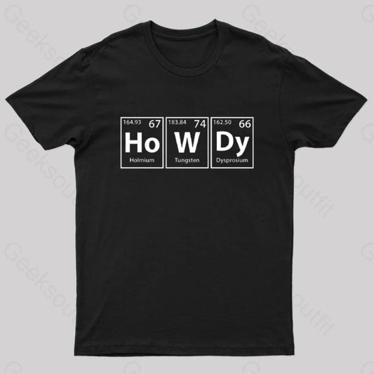 Howdy Geek T-Shirt Black / S