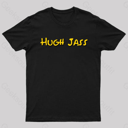 Hugh Jass Nerd T-Shirt Black / S