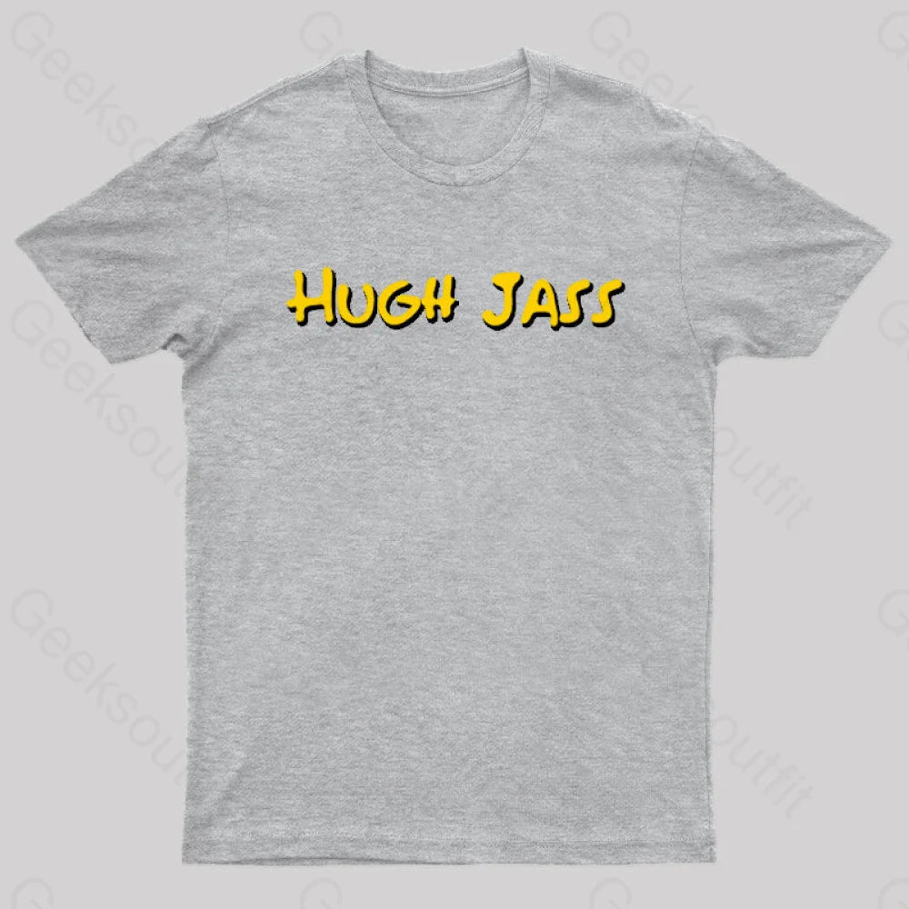 Hugh Jass Nerd T-Shirt Grey / S