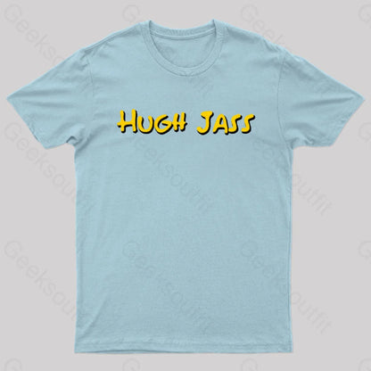 Hugh Jass Nerd T-Shirt Light Blue / S