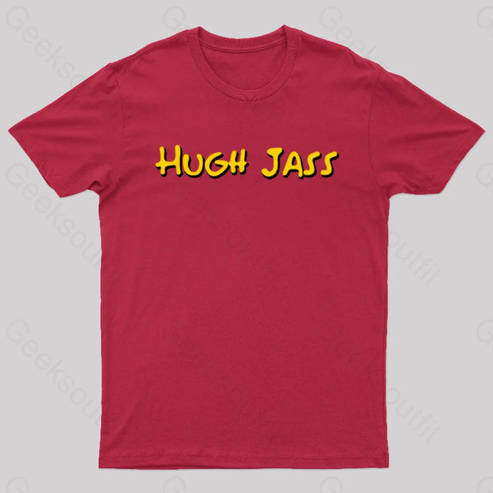 Hugh Jass Nerd T-Shirt Red / S