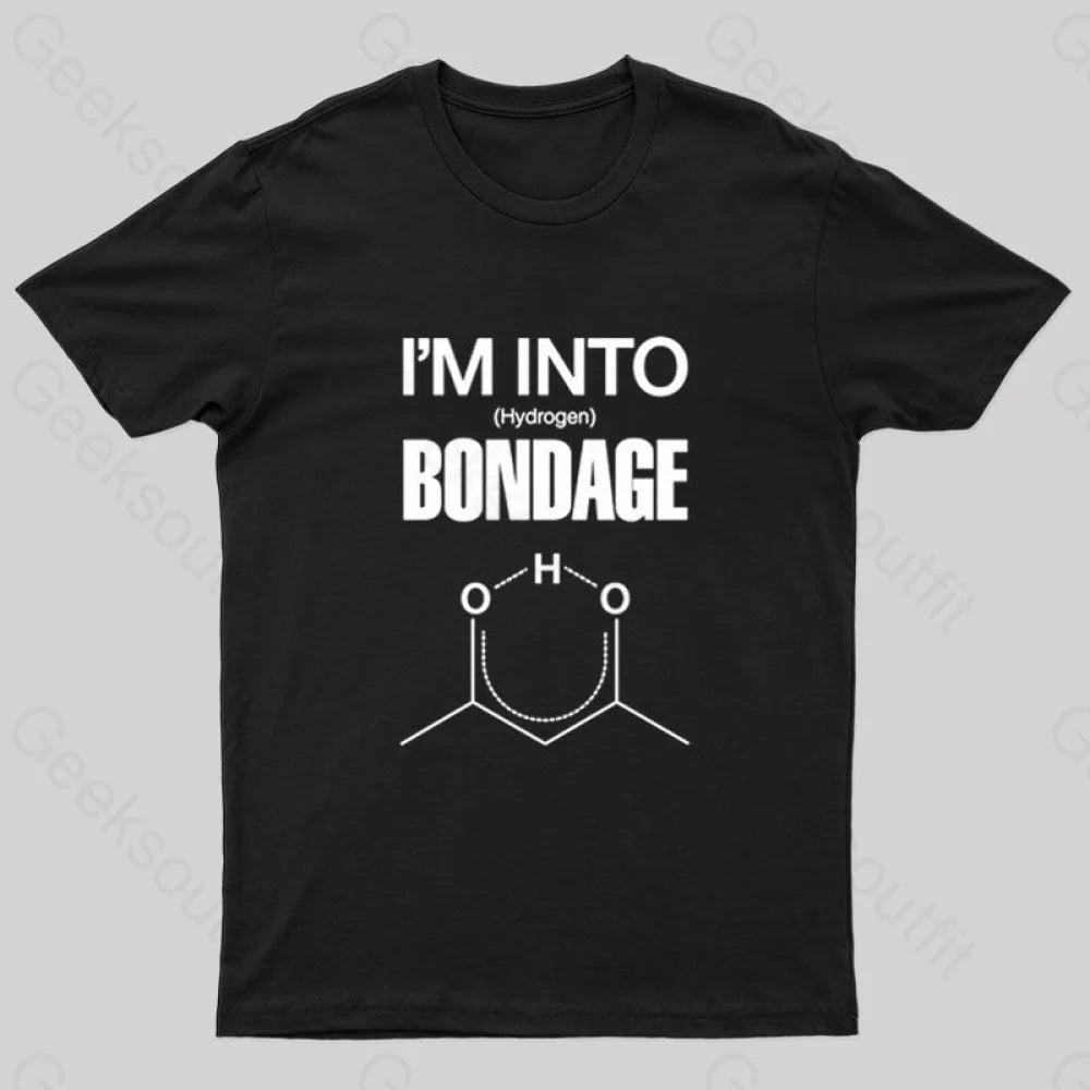 Hydrogen Bondage Nerd T-Shirt Black / S