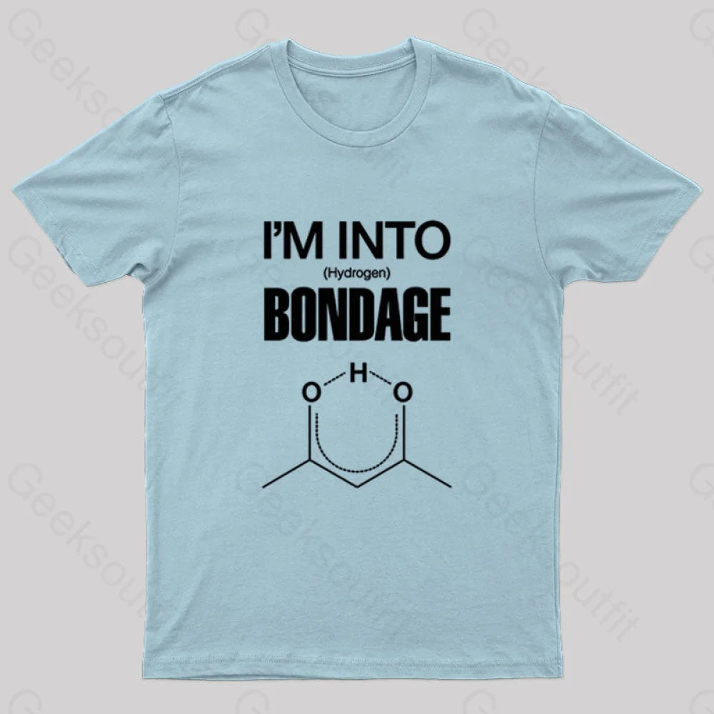 Hydrogen Bondage Nerd T-Shirt Light Blue / S