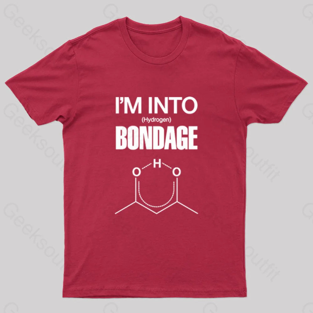 Hydrogen Bondage Nerd T-Shirt Red / S