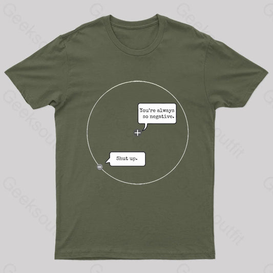 Hydrogen Nerd T-Shirt Army Green / S