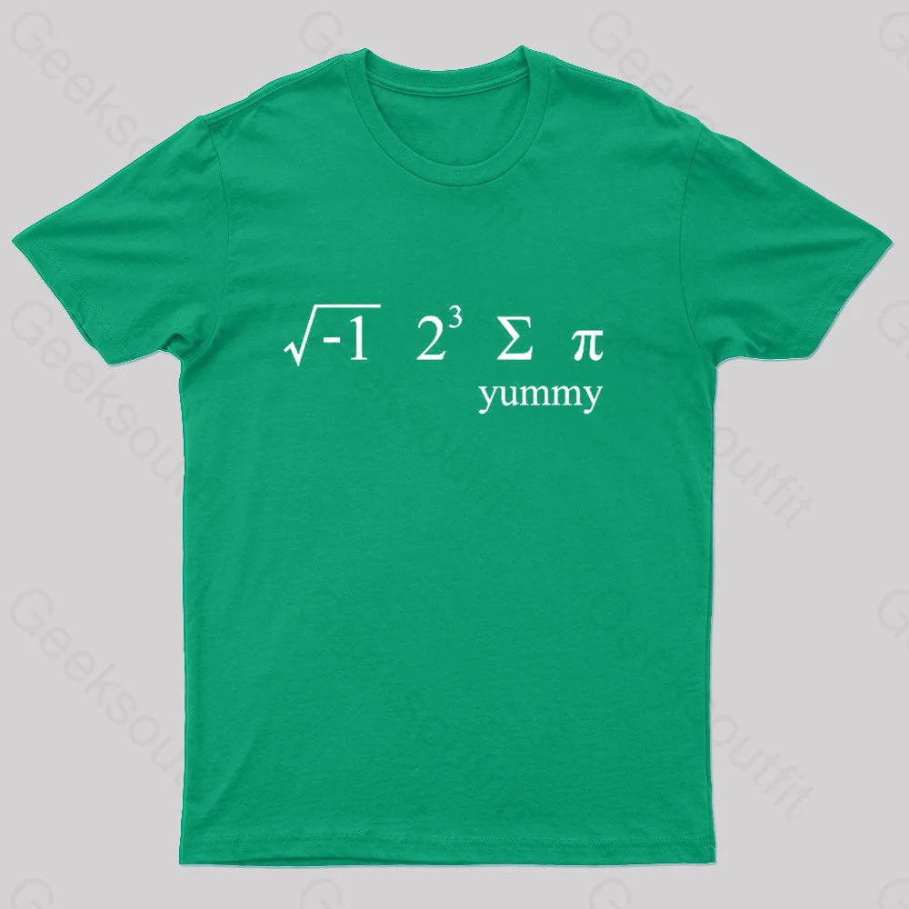 I 8 Sum Pi Geek T-Shirt Green / S