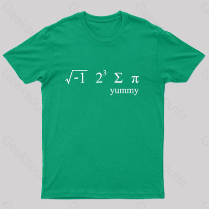 I 8 Sum Pi Geek T-Shirt Green / S