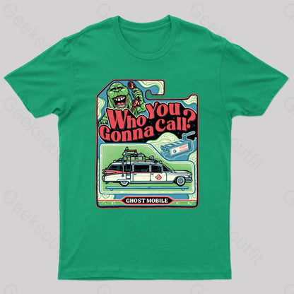 I Ain’t Afraid Of No Ghost! Geek T-Shirt Green / S