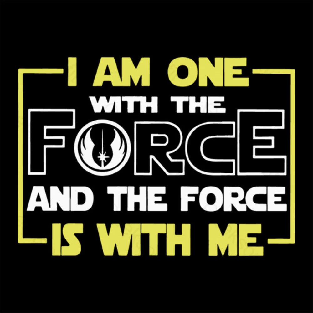 I Am One With The Force Nerd T-Shirt