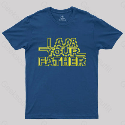 I Am Your Father Nerd T-Shirt Navy / S