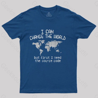 I Can Change The World T-Shirt Navy / S