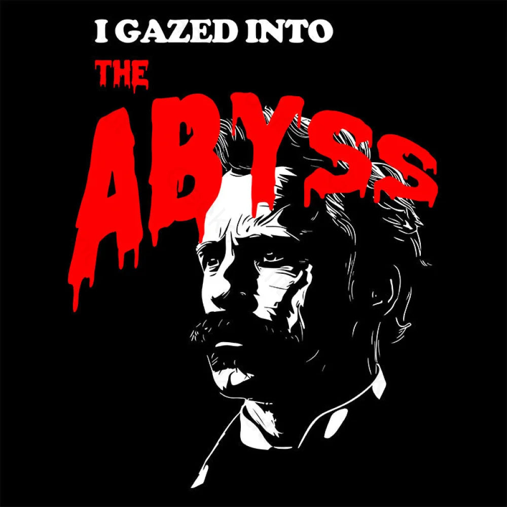 I Gazed Into The Abyss Black Metal Nerd T-Shirt