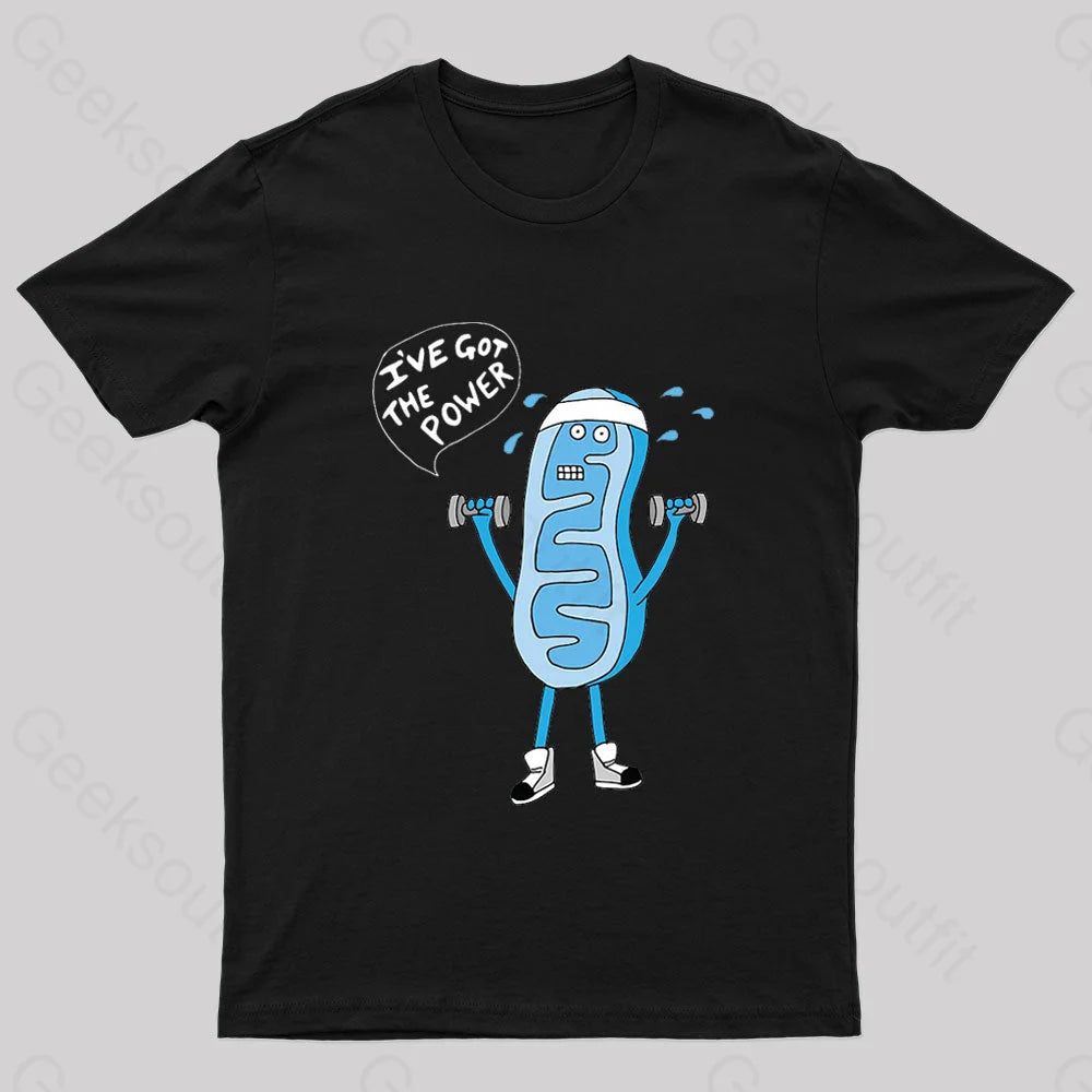 I Have Got The Power Nerd T-Shirt Black / S