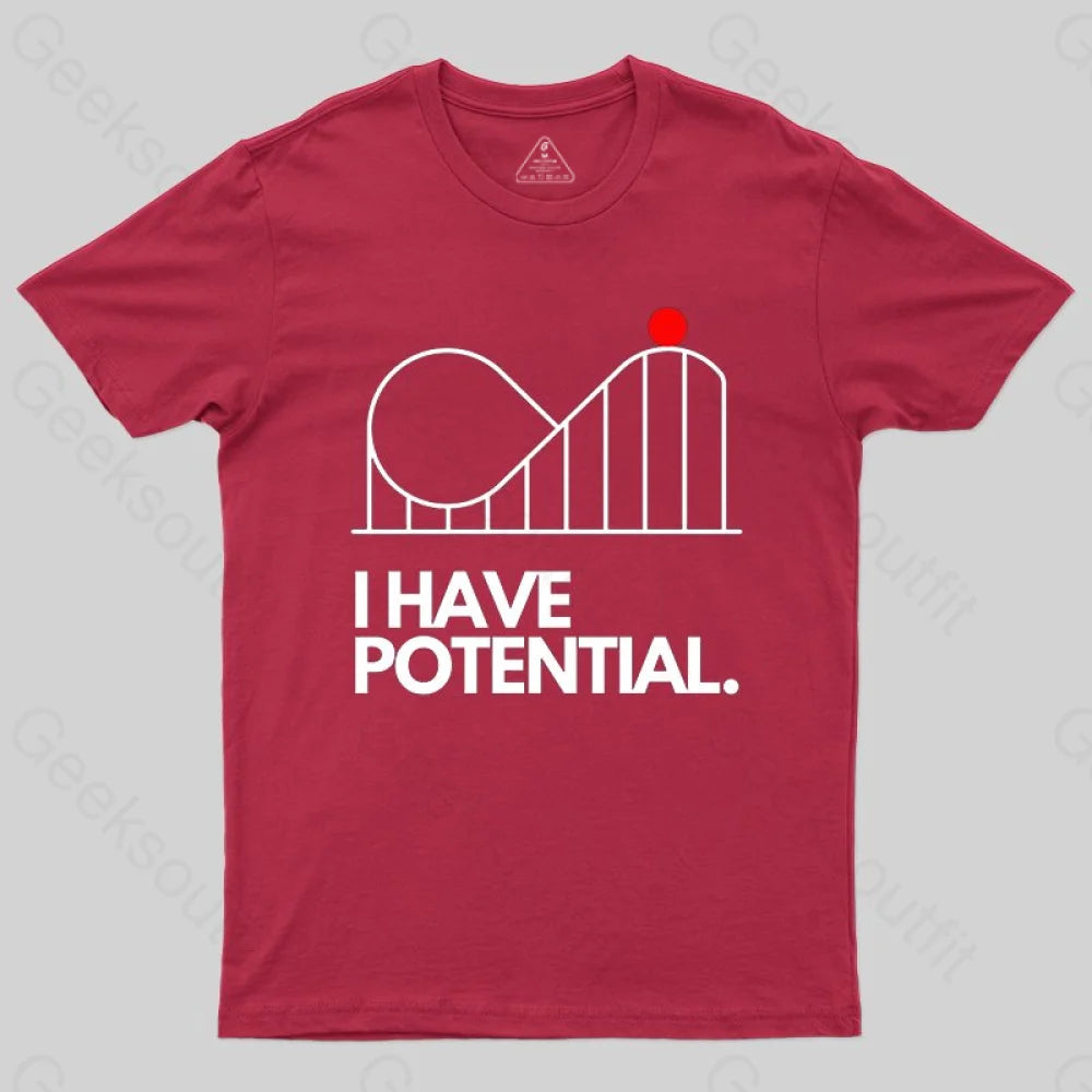 I Have Potential Funny Physics T-shirt - Geeksoutfit