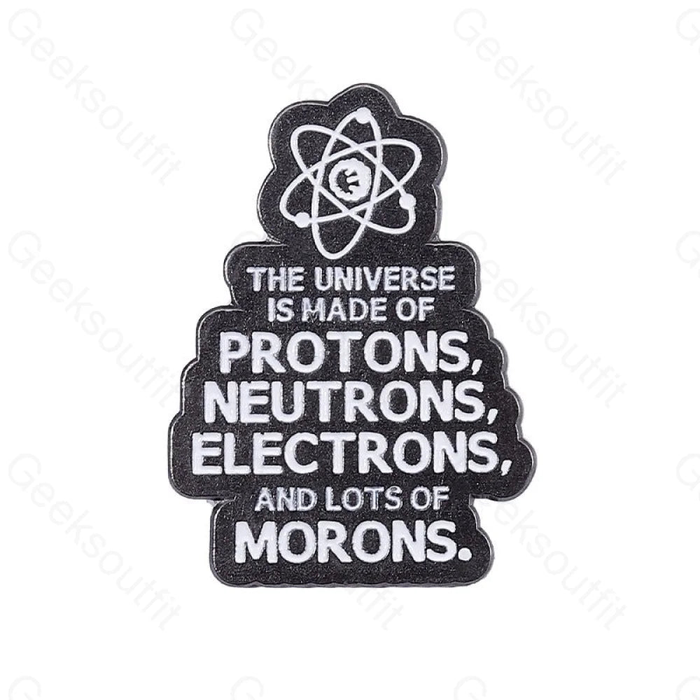 I Love Science Enamel Pins - Geeksoutfit