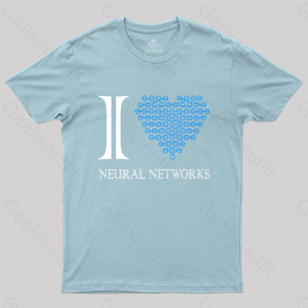 I Neural Networks T-Shirt Light Blue / S Yc