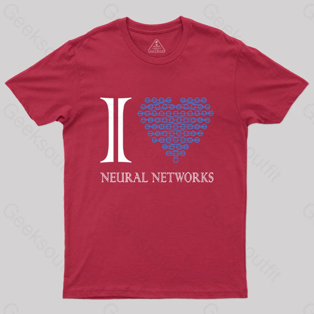 I Neural Networks T-Shirt Red / S Yc