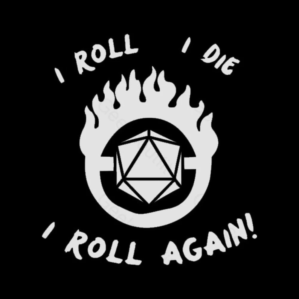 I Roll Die Again Nerd T-Shirt