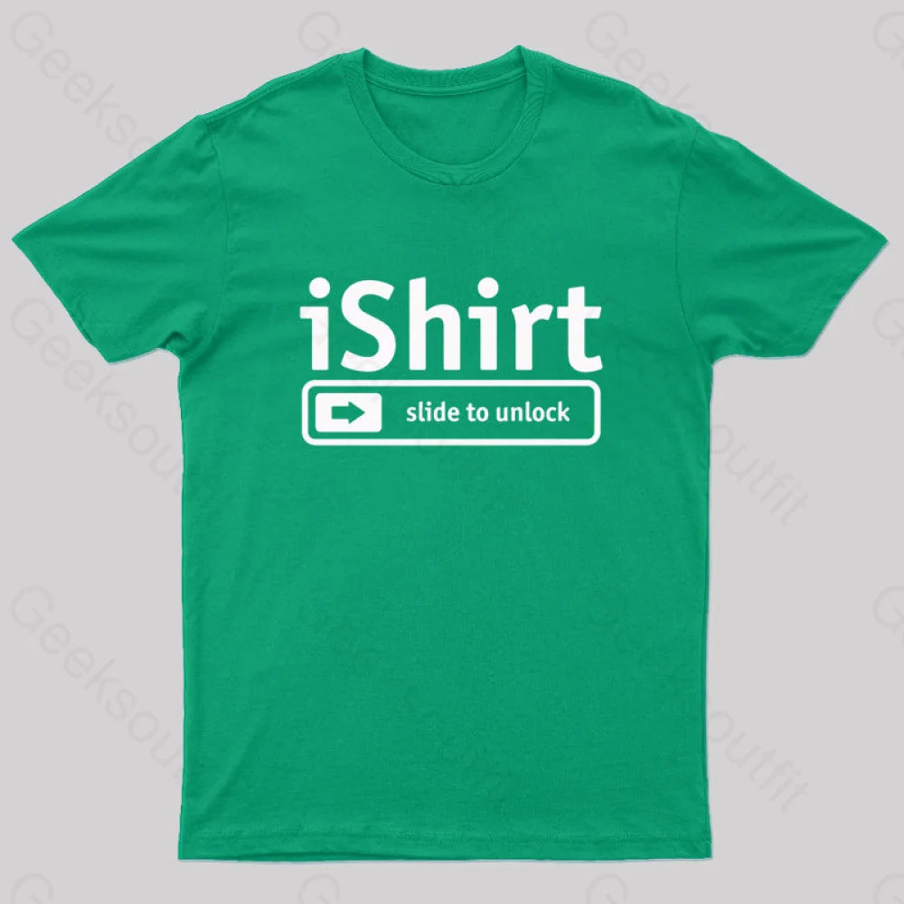 I Shirt Nerd T-Shirt Green / S