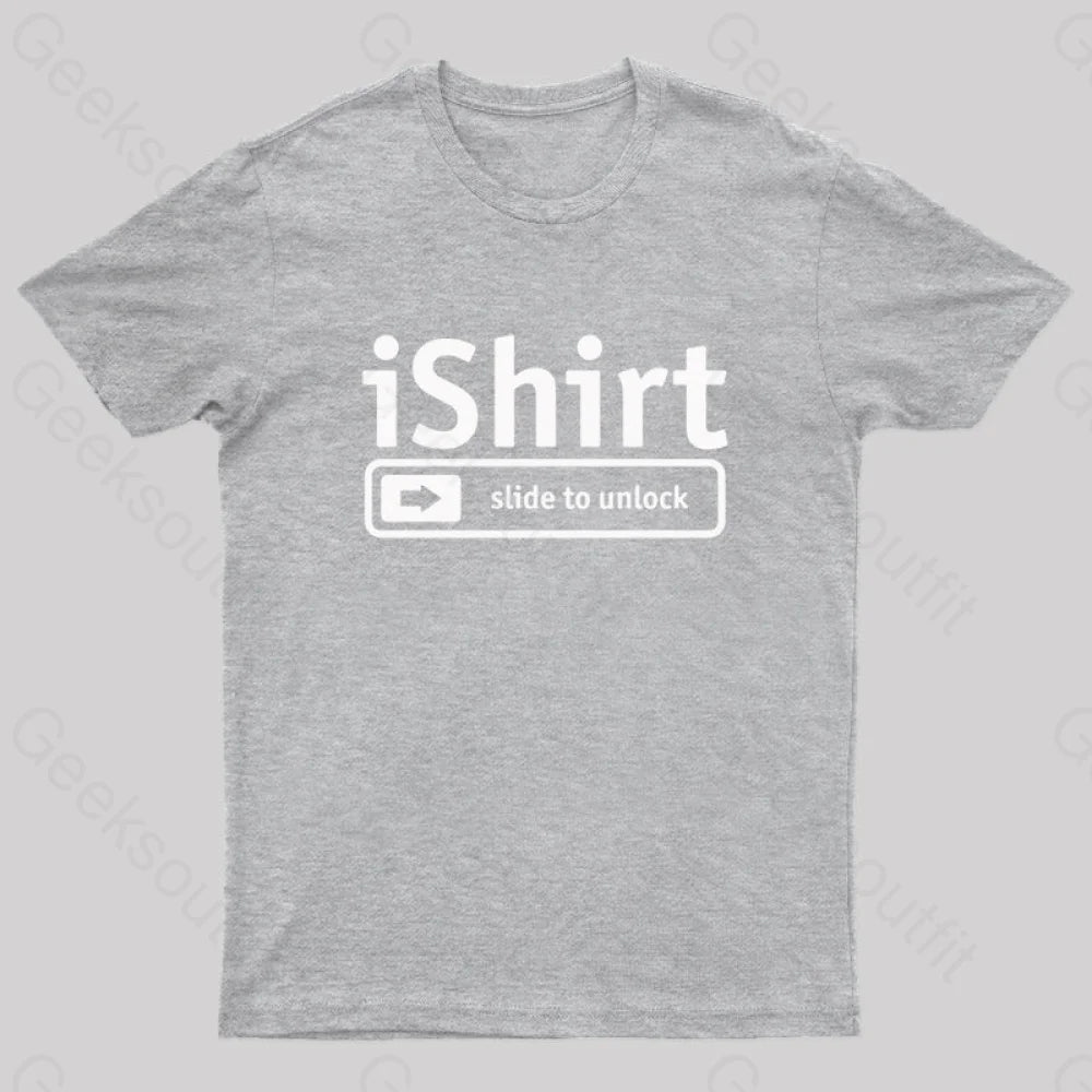 I Shirt Nerd T-Shirt Grey / S