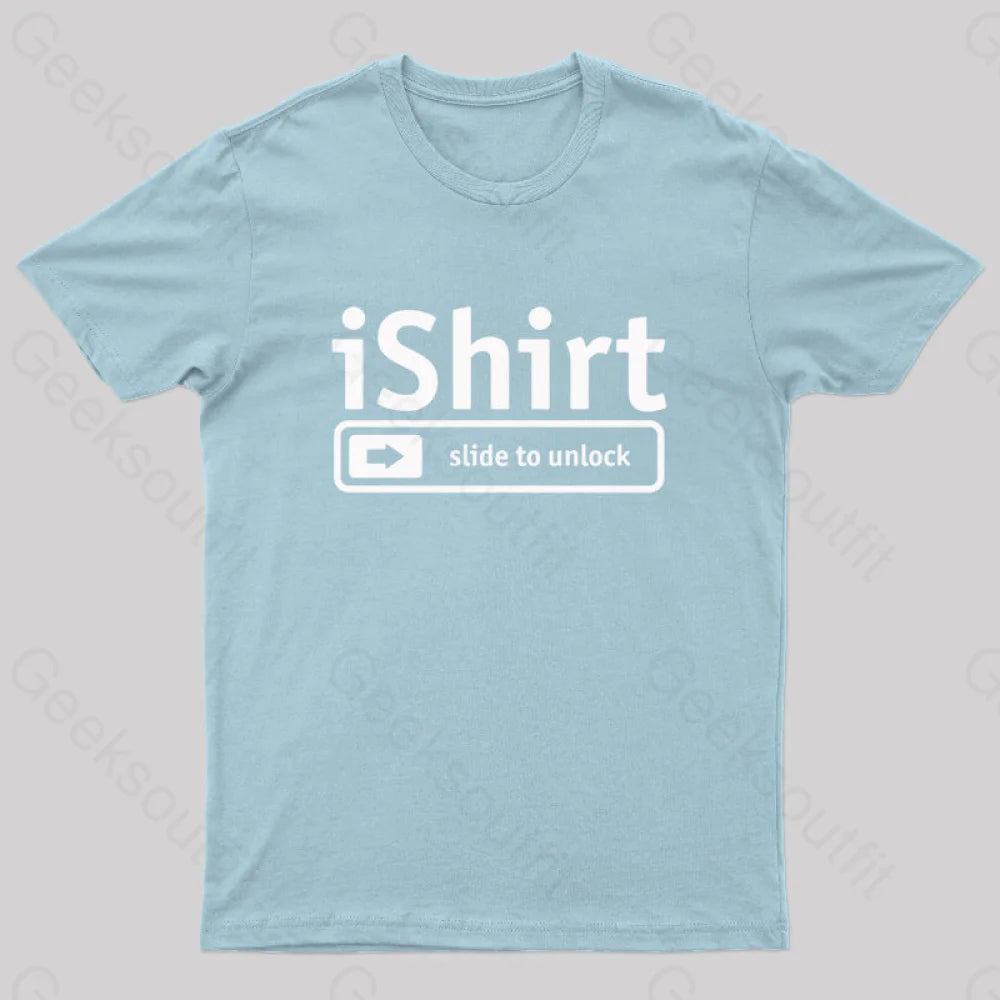 I Shirt Nerd T-Shirt Light Blue / S