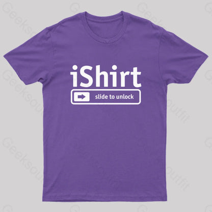 I Shirt Nerd T-Shirt Purple / S