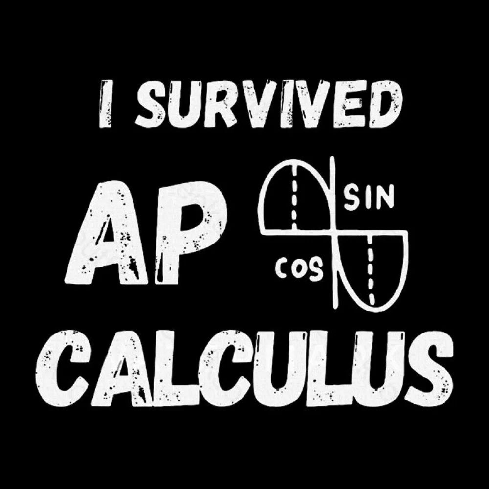 I Survived Ap Calculus Ap Calc Exam Nerd T-Shirt