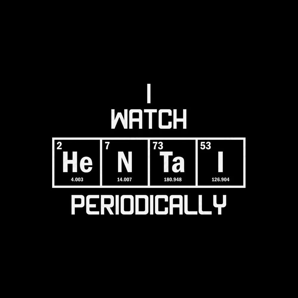 I Watch Hentai Periodically Nerd T-Shirt