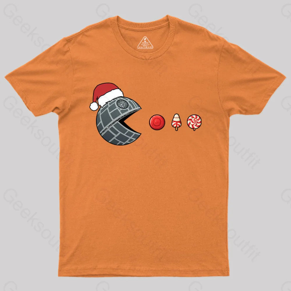 Ice Cream Marry Christmas T-Shirt Orange / S Yc