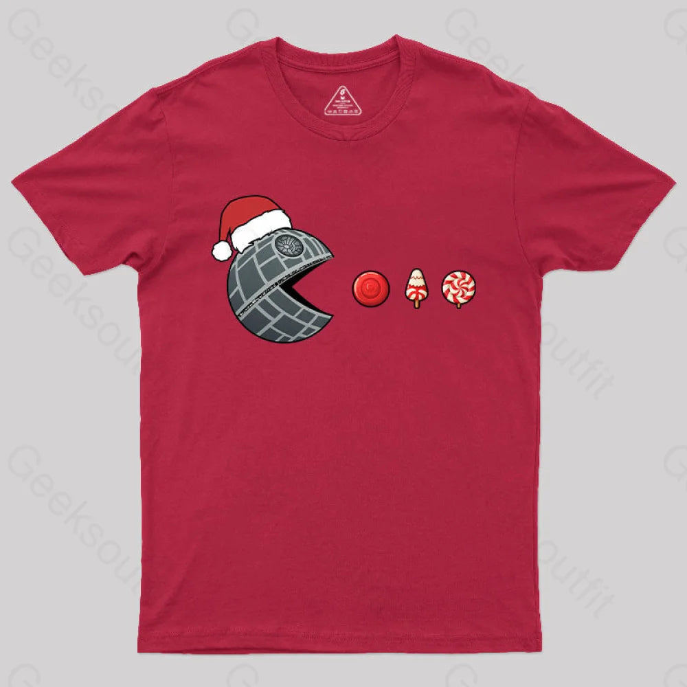 Ice Cream Marry Christmas T-Shirt Red / S Yc