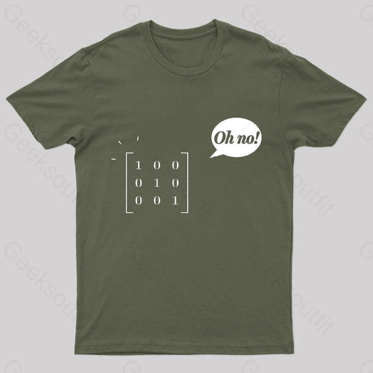 Identity Crisis Nerd T-Shirt Army Green / S