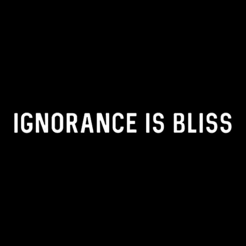 Ignorance Is Bliss Nerd T-Shirt