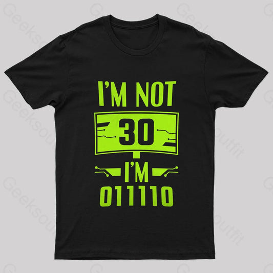 I’m 011110 Geek T-Shirt Black / S